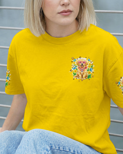 WHISPER WORDS OF WISDOM LET IT BE GOLDEN RETRIEVER PUPPY DOG ALL OVER PRINT - TYQY1105262
