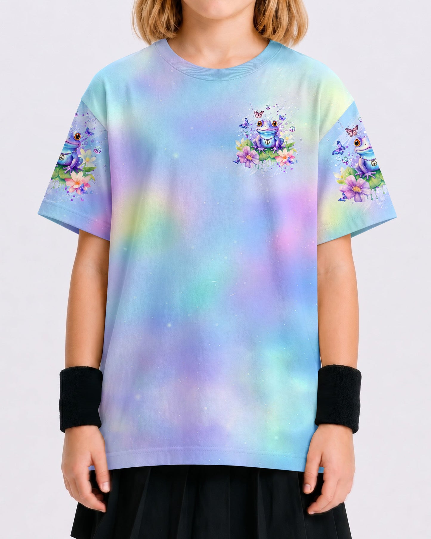 BE YOU THE WORLD WILL ADJUST FROG KIDS ALL OVER PRINT - YHDU1812237