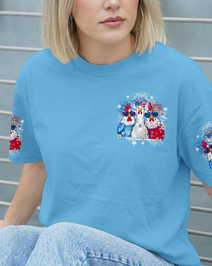 CHICKA BOOM BOOM HIPPIE CHICKEN ALL OVER PRINT - TY2105261