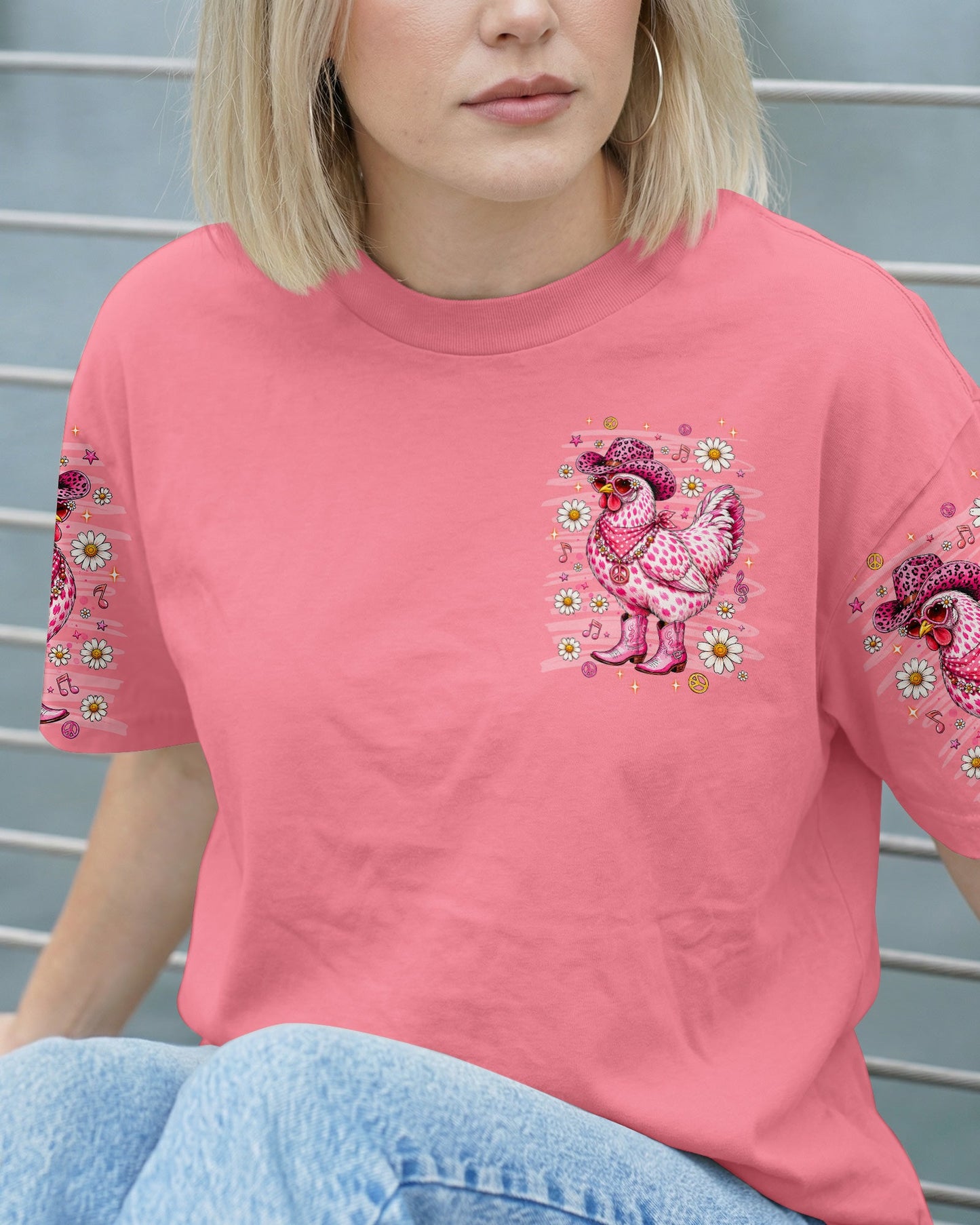 LET'S GO GIRLS HEN CHICKEN ALL OVER PRINT - TLNT2606261