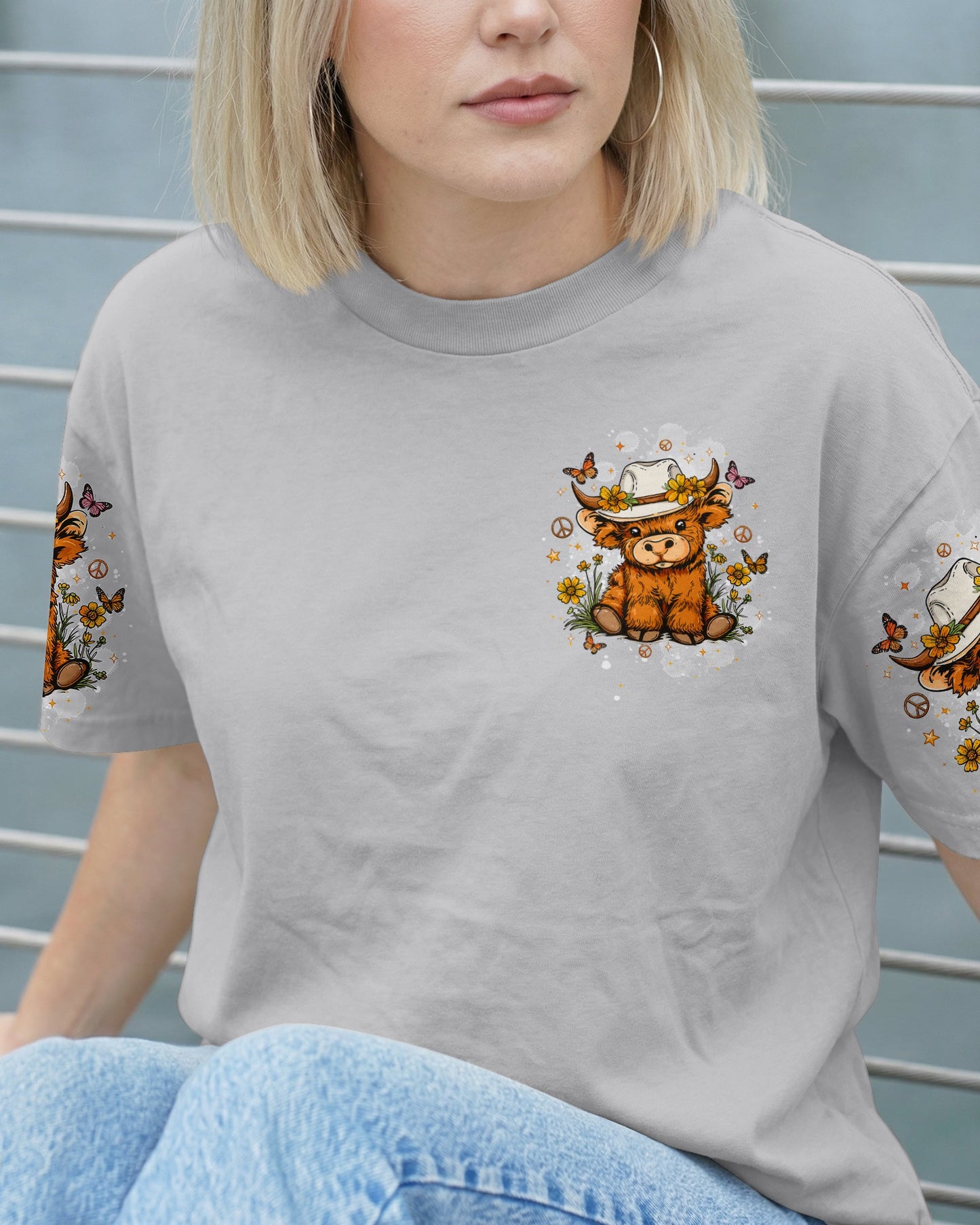 SUCK IT UP BUTTERCUP HIGHLAND COW ALL OVER PRINT  - TLTW1006262