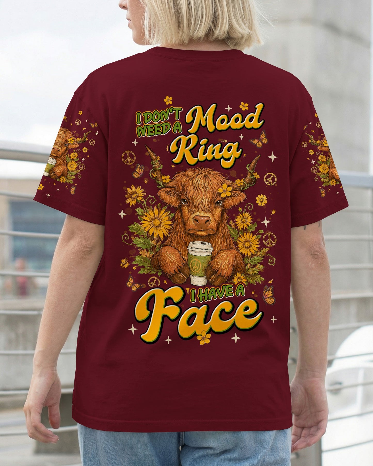 I DON'T NEED A MOOD RING COW ALL OVER PRINT - TLNT2805261
