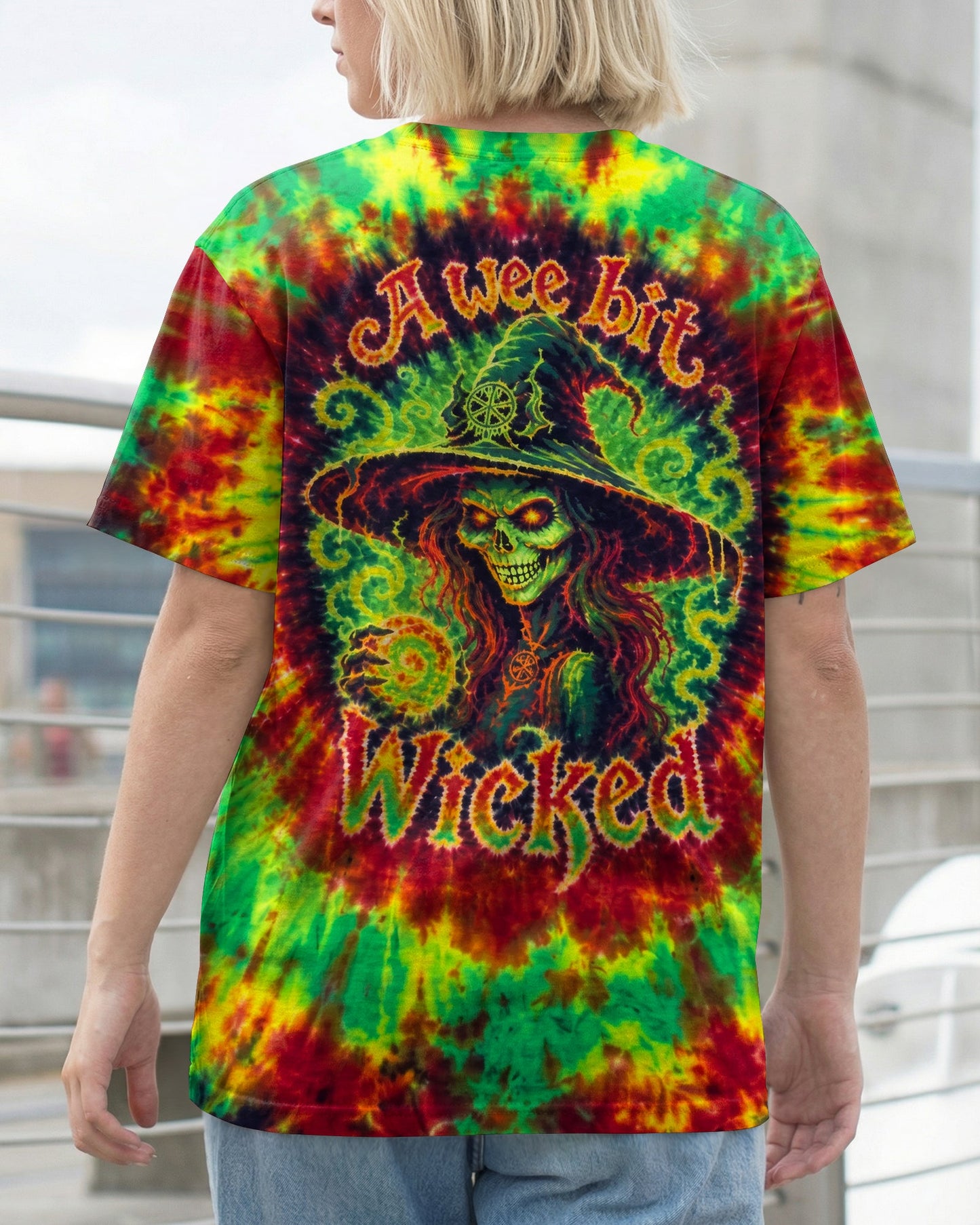 A WEE BIT WICKED HIPPIE WITCH ALL OVER PRINT - RI1307261