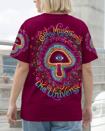 EAT MUSHROOMS SEE THE UNIVERSE COSMIC ALL OVER PRINT – KM1504261