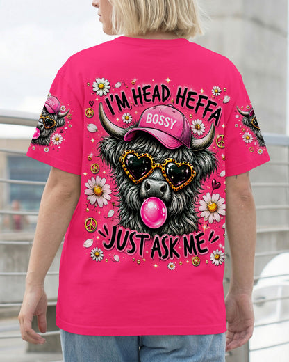 I’M HEAD HEFFA JUST ASK ME COW ALL OVER PRINT  - TLNO2505261