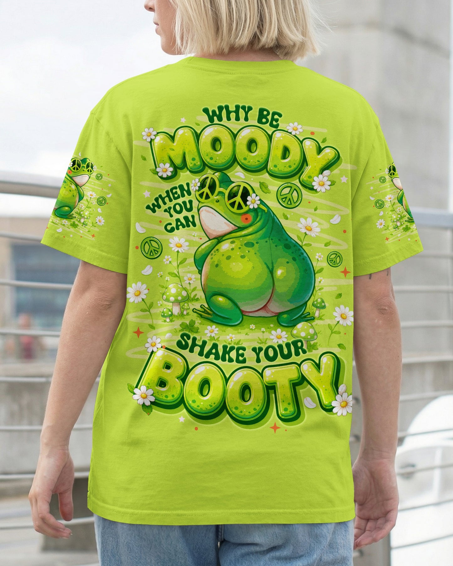 WHY BE MOODY FROG ALL OVER PRINT - TLNO2905261