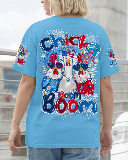 CHICKA BOOM BOOM HIPPIE CHICKEN ALL OVER PRINT - TY2105261