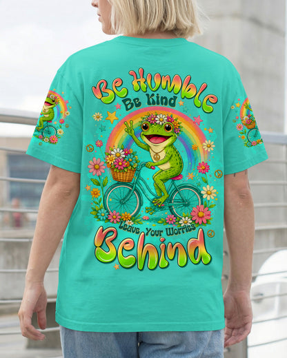 BE HUMBLE BE KIND FROG ALL OVER PRINT - TLTW0207264