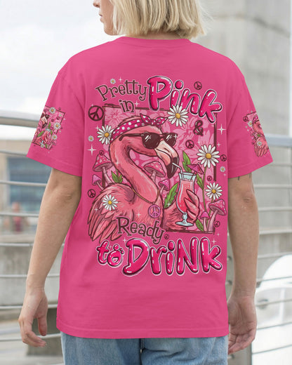 PRETTY IN PINK FLAMINGO ALL OVER PRINT - TYQY2206263