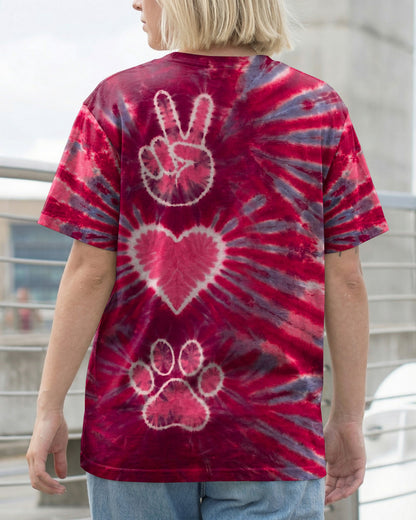 PEACE HAND LOVE PAW PRINT ALL OVER PRINT - TLHN1604262