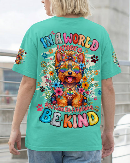 BE KIND YORKSHIRE TERRIER DOG ALL OVER PRINT - TYQY1405261