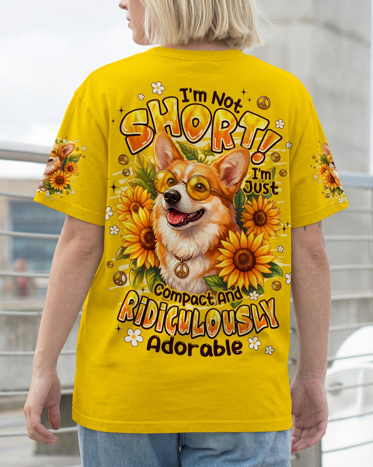 I'M NOT SHORT DOG CORGI ALL OVER PRINT - TYPQ1505261