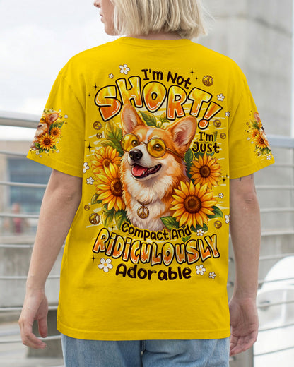 I'M NOT SHORT DOG CORGI ALL OVER PRINT - TYPQ1505261