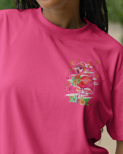 MIRACLES HAPPEN EVERYDAY FLAMINGO ALL OVER PRINT - TYPQ3006261