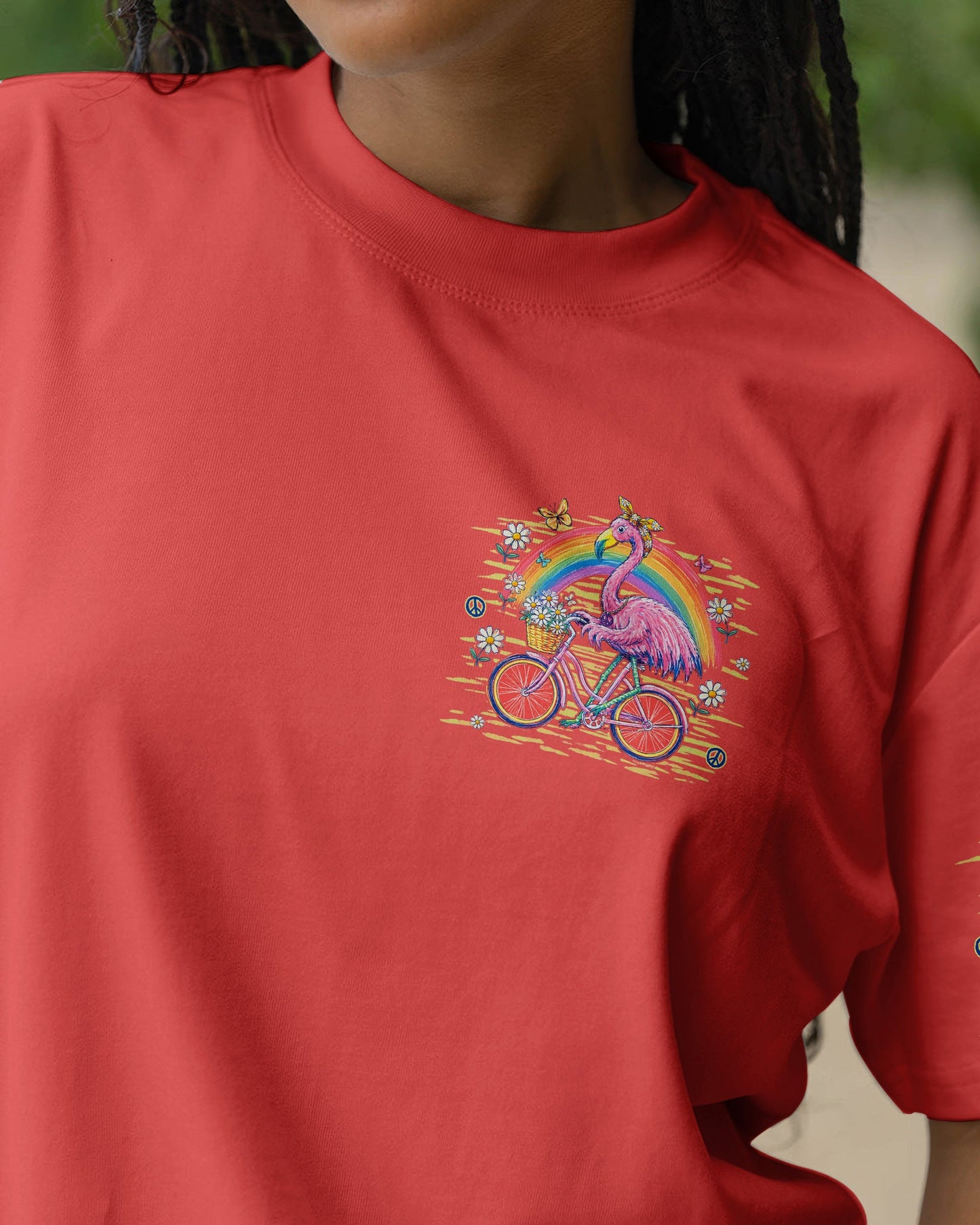 BE HUMBLE BE KIND FLAMINGO ALL OVER PRINT  - TLHG0107264