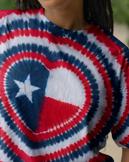 HEART TEXAS STATE RED WHITE & BLUE SWIRL ALL OVER PRINT - TLNO1206262