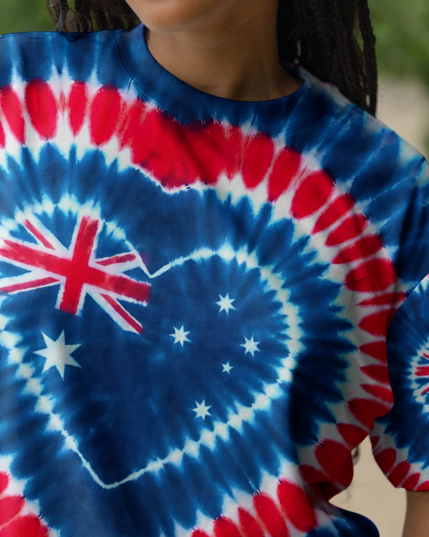 AUSTRALIA FLAG HEART ALL OVER PRINT - TYPQ1106263