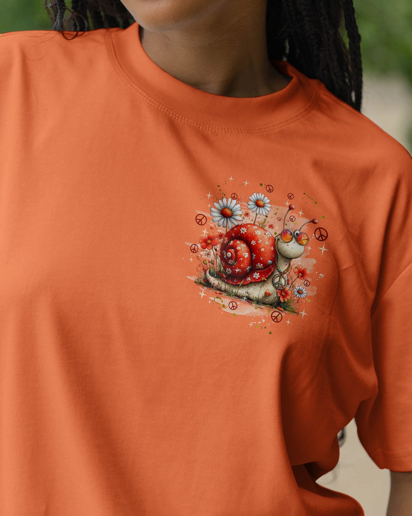 IT'S OKAY TO TAKE IT SLOW SNAIL ALL OVER PRINT - TYQY2506261