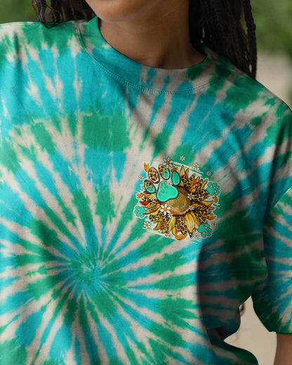WHISPER WORDS OF WISDOM LET IT BE SUNFLOWER PAW ALL OVER PRINT - TY3005261