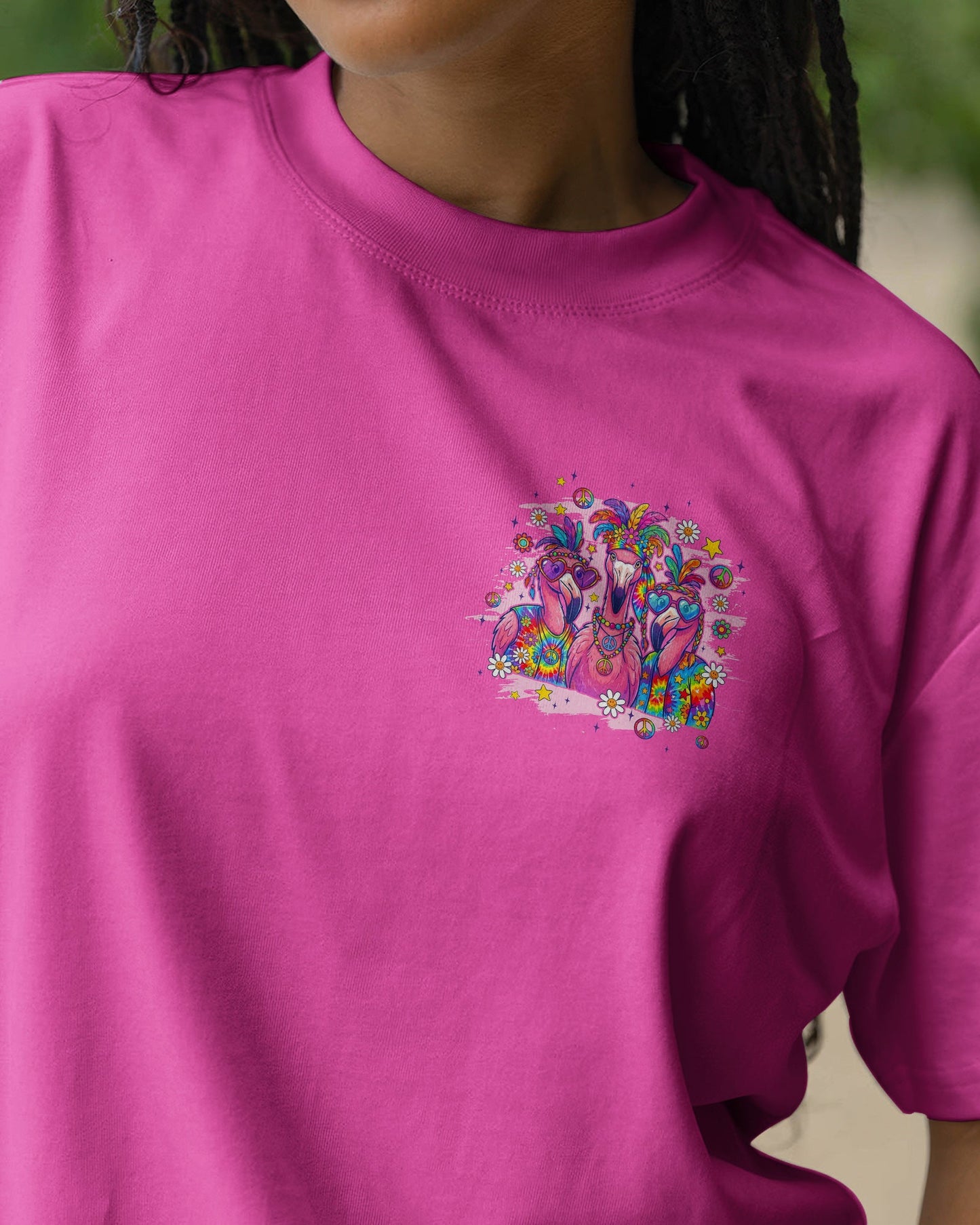 LET'S GO GIRLS FLAMINGO ALL OVER PRINT - TYQY2706261