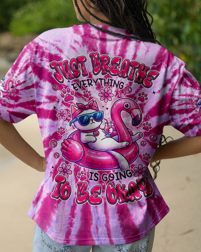 JUST BREATHE CAT ALL OVER PRINT - TYPQ2804262