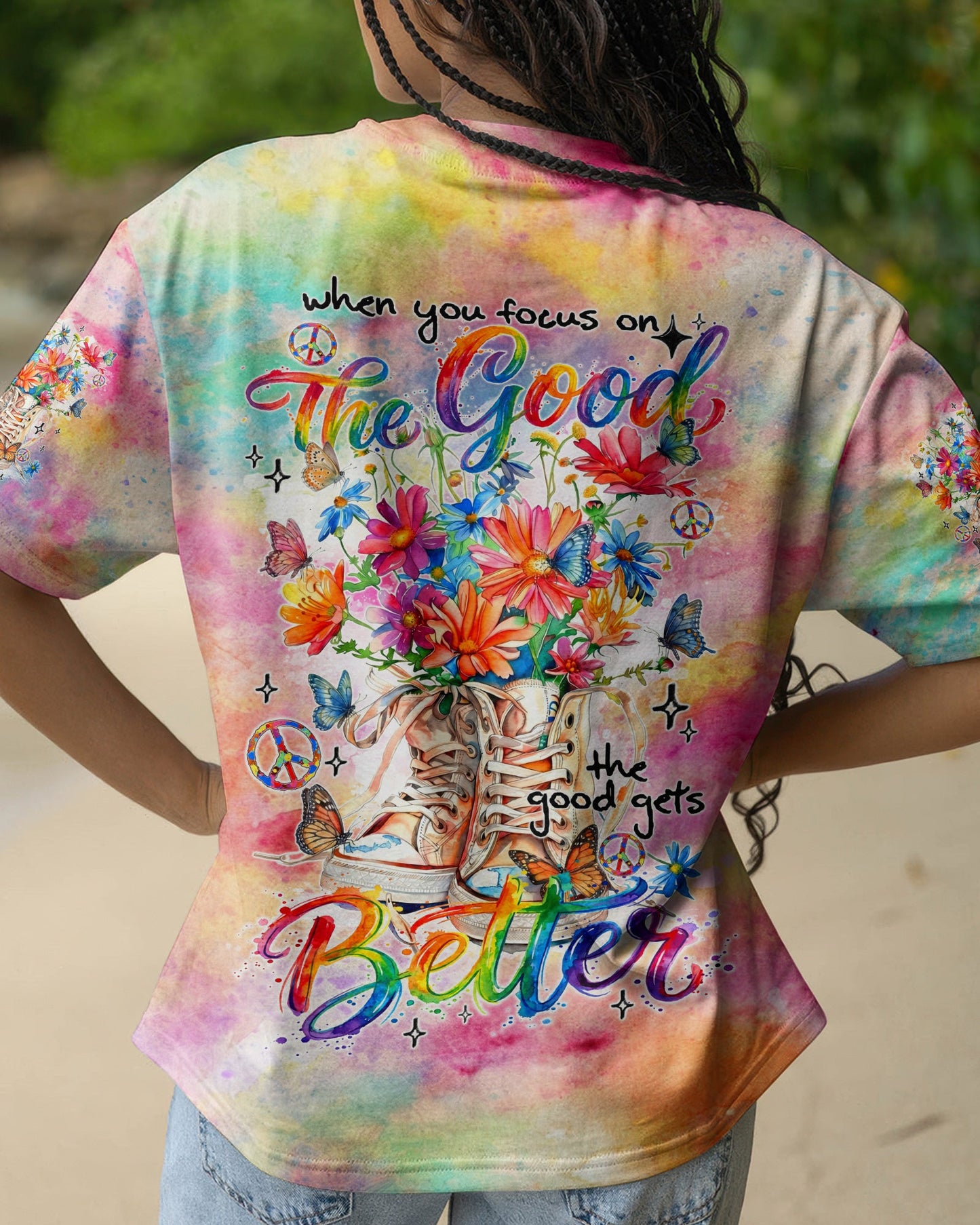 FOCUS ON THE GOOD ALL OVER PRINT - TY2104262