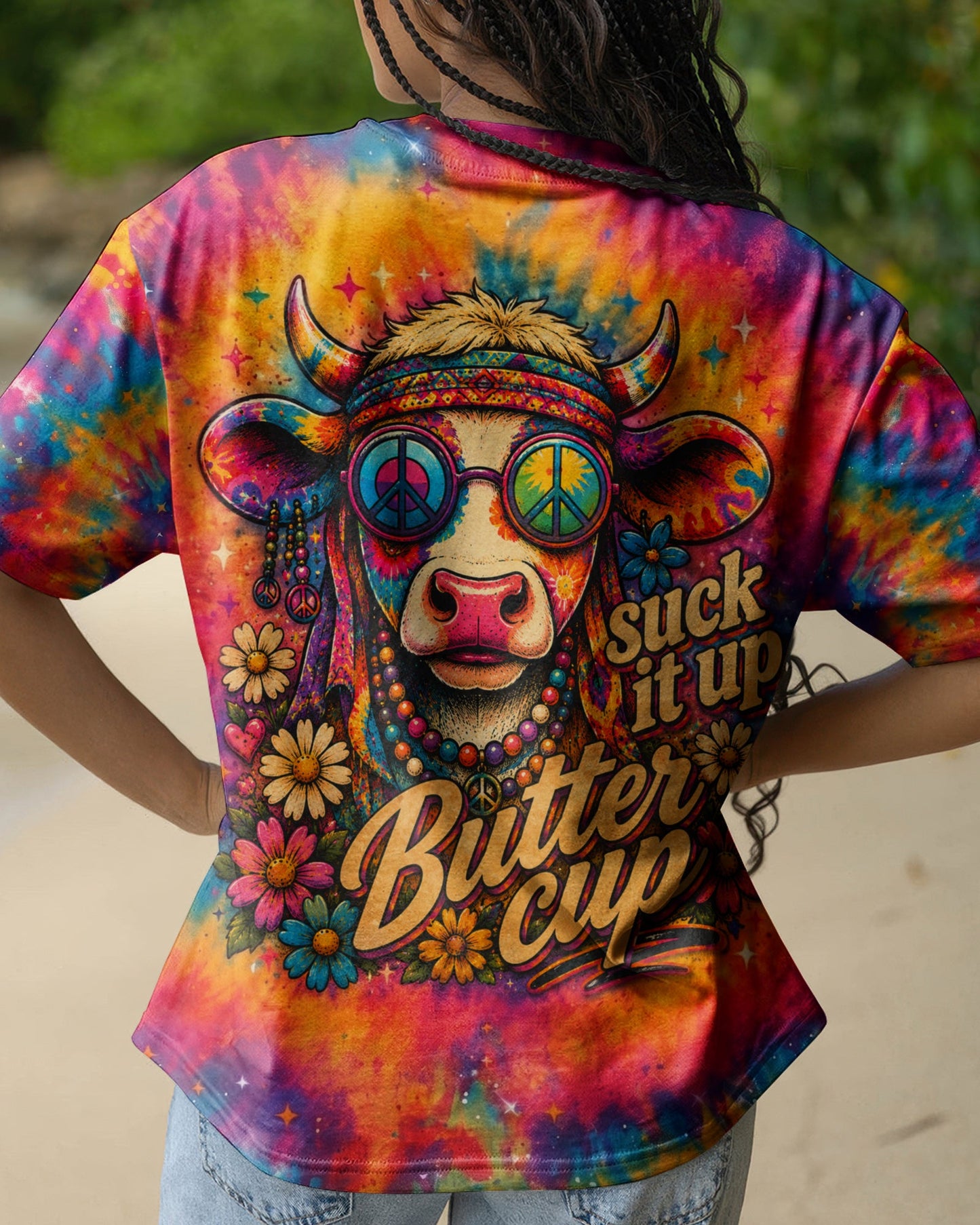 SUCK IT UP BUTTERCUP COW ALL OVER PRINT - TLNO2805262