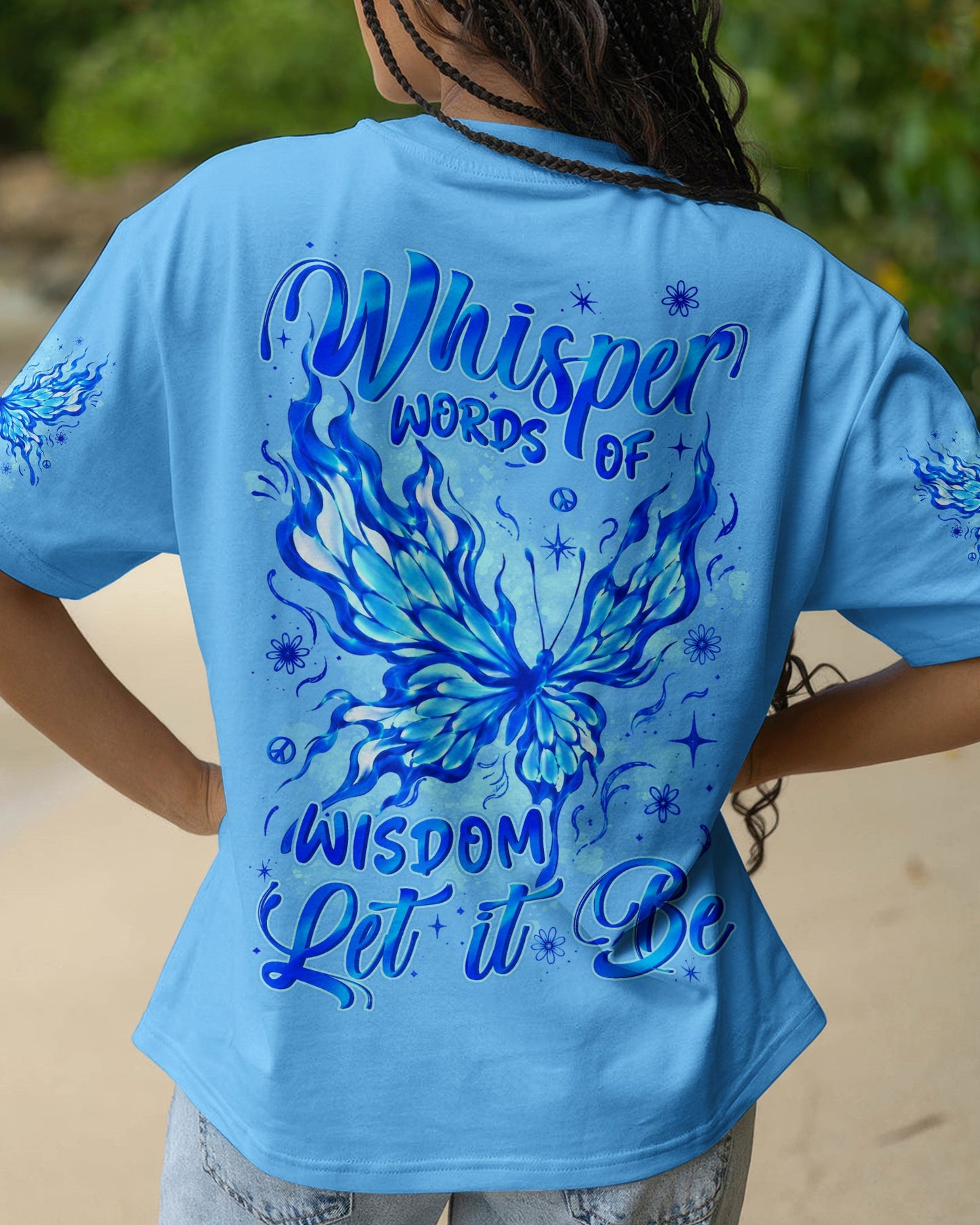 WHISPER WORDS OF WISDOM LET IT BE BUTTERFLY ALL OVER PRINT - TYLN0907263