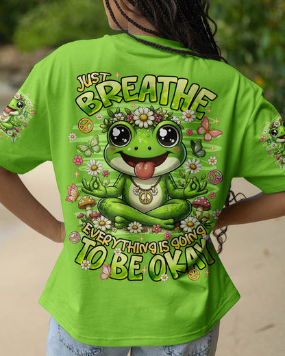 JUST BREATHE FROG  ALL OVER PRINT - TLNT2906261