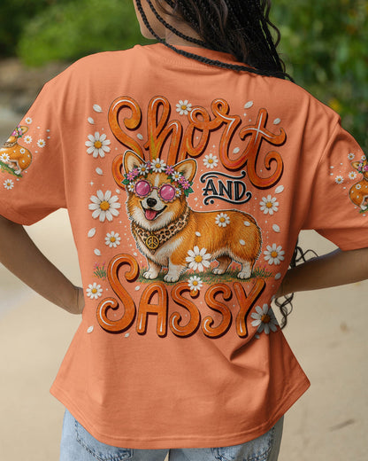 SHORT AND SASSY CORGI DOG ALL OVER PRINT - TLNT0906263