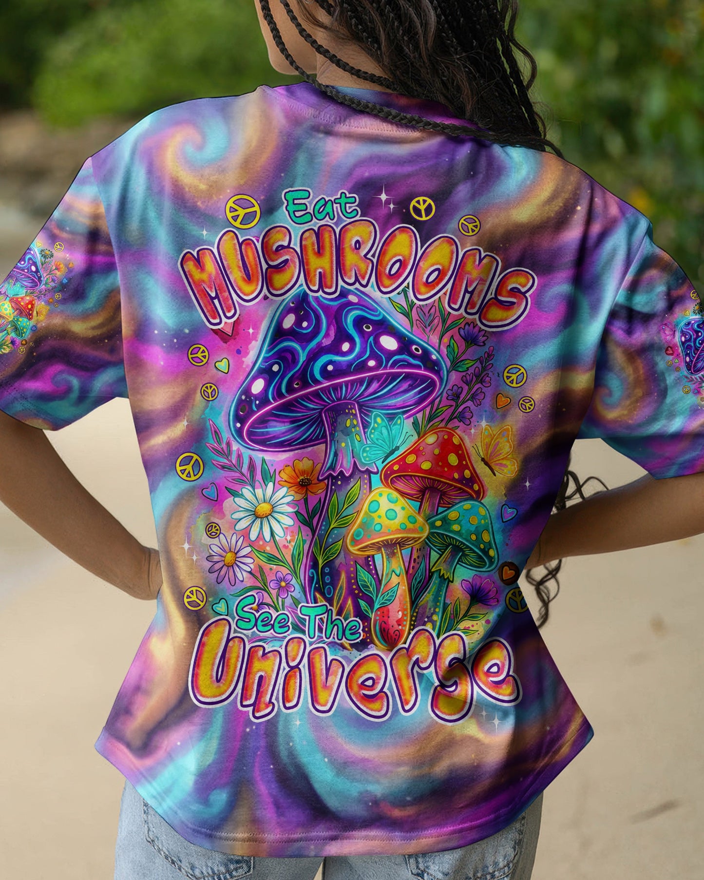 EAT MUSHROOMS SEE THE UNIVERSE ALL OVER PRINT - TYPQ2706261