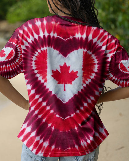 CANADA FLAG HEART ALL OVER PRINT - TYPQ1106261
