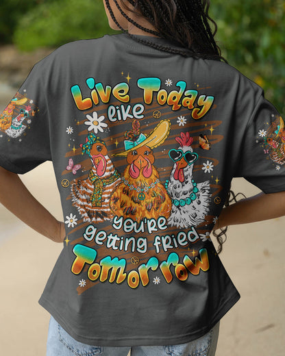 LIVE TODAY CHICKEN  ALL OVER PRINT  - TLTW1506263