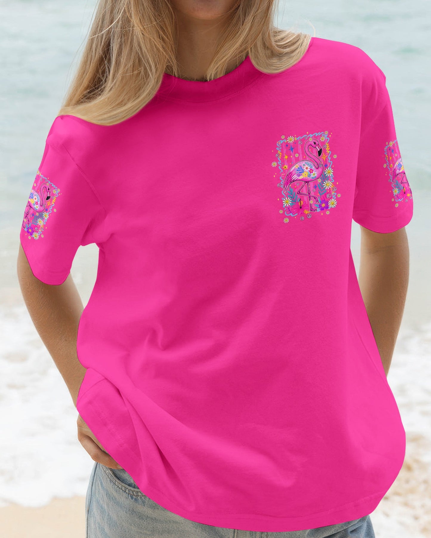 I'M FLOCKING FABULOUS FLAMINGO ALL OVER PRINT - TYPQ0107261