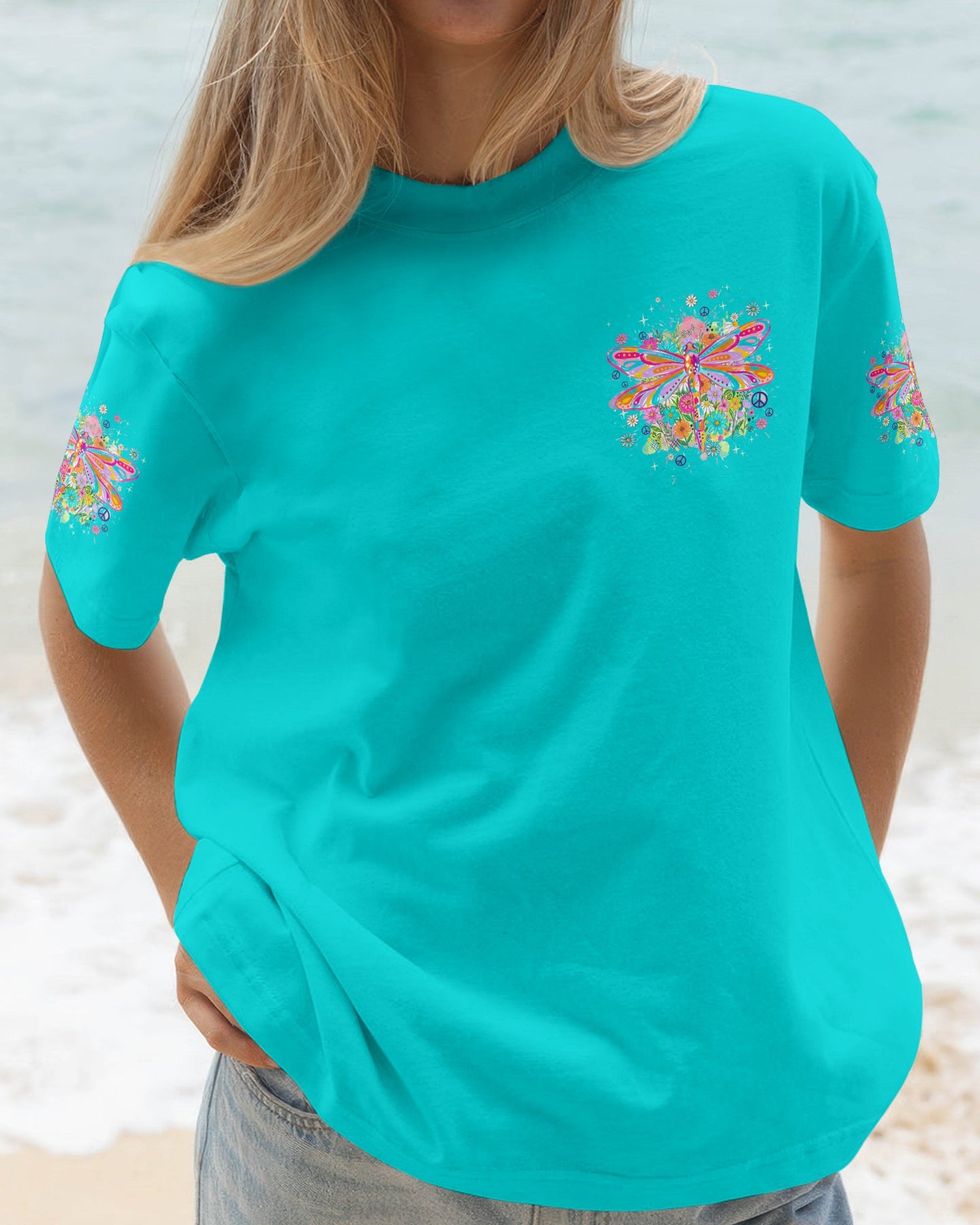 BE BRAVE BELIEVE AND BREATHE DRAGONFLY ALL OVER PRINT - TYQY0406262