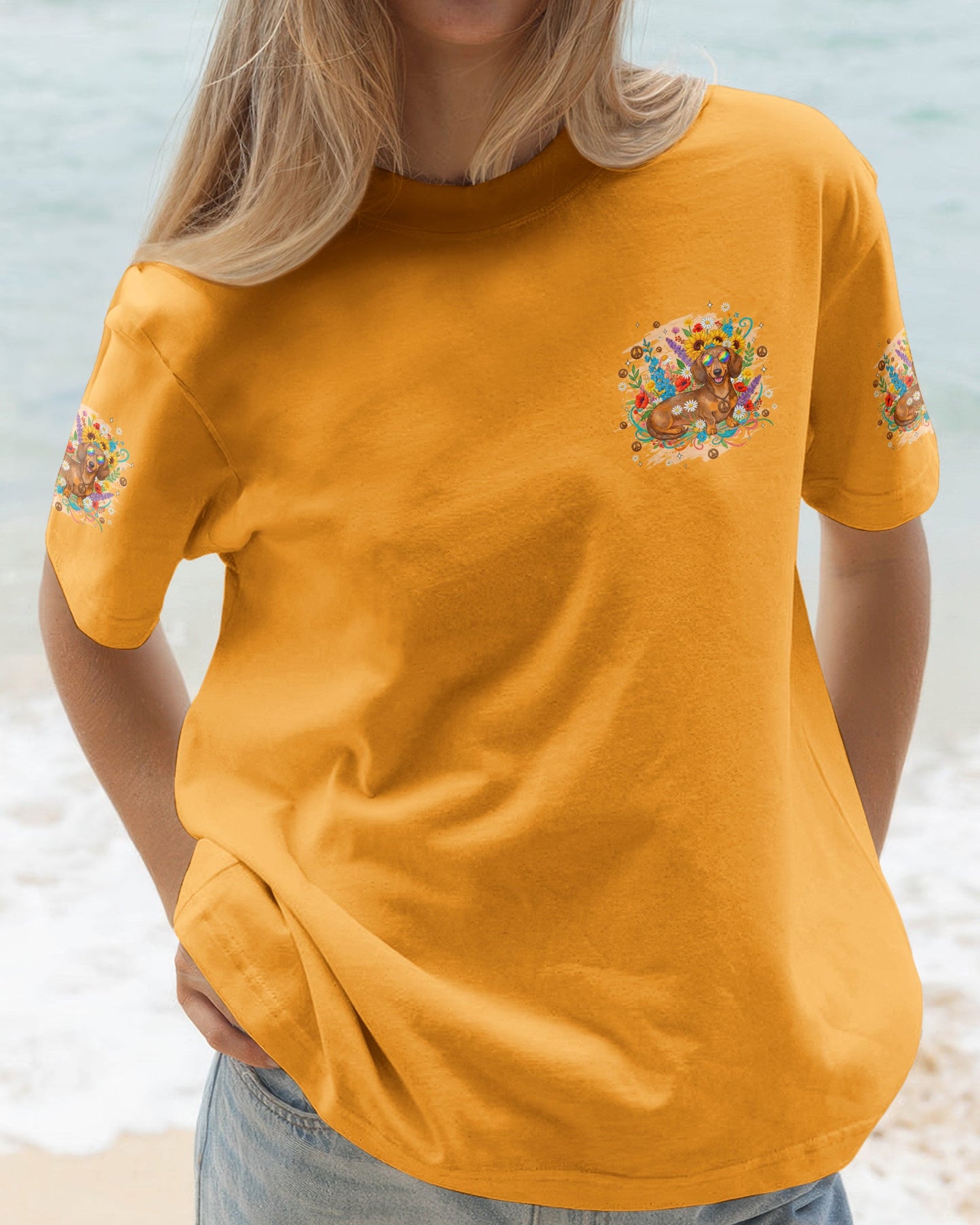 IN A WORLD WHERE YOU CAN BE ANYTHING BE KIND DACHSHUND ALL OVER PRINT - TYQY1104261