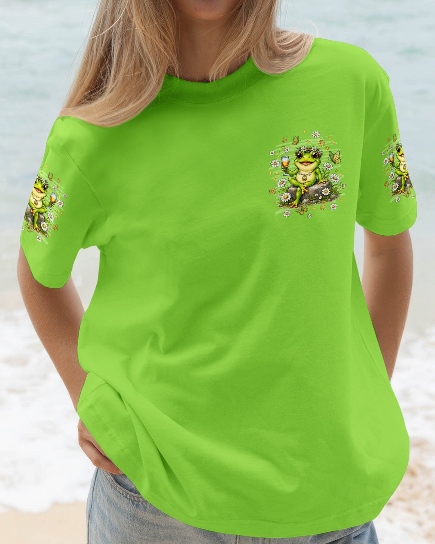 I'M JUST FANCY FROG ALL OVER PRINT - TLNT3006263