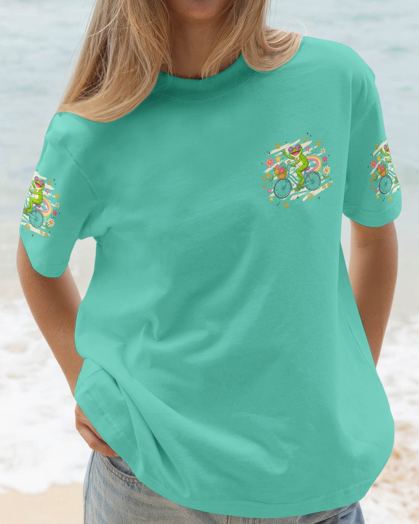 BE HUMBLE BE KIND FROG ALL OVER PRINT - TYPQ0807262