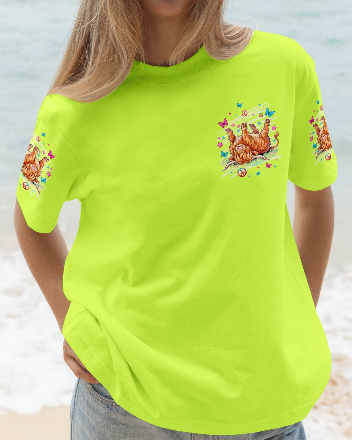 TODAY'S YOGA POSE COW ALL OVER PRINT  - TLNT2505263