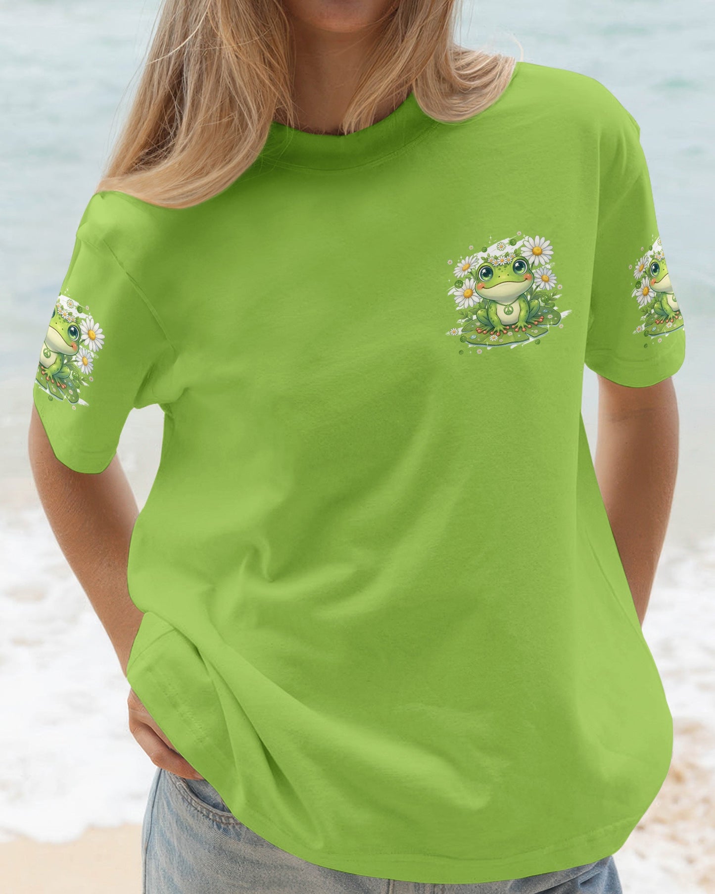 JUST BREATHE FROG ALL OVER PRINT - TYPQ2606261