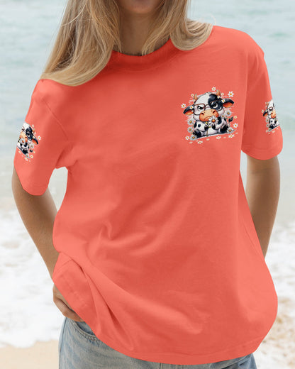 APPARENTLY I HAVE AN ATTITUDE WHO KNEW COW ALL OVER PRINT - TY0206261