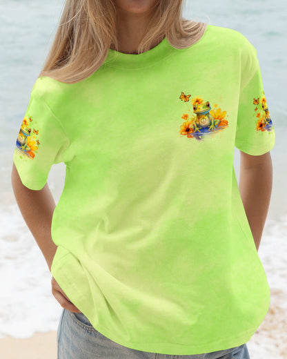 BE YOU THE WORLD WILL ADJUST FROG ALL OVER PRINT - TLNO2909231