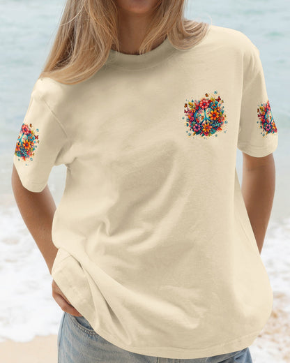 DON'T WORRY BE HIPPIE FLOWERS ALL OVER PRINT - TYPQ1404261