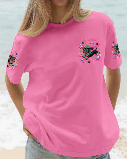 LET'S GO GIRLS DACHSHUND DOG ALL OVER PRINT - TLNT1906262