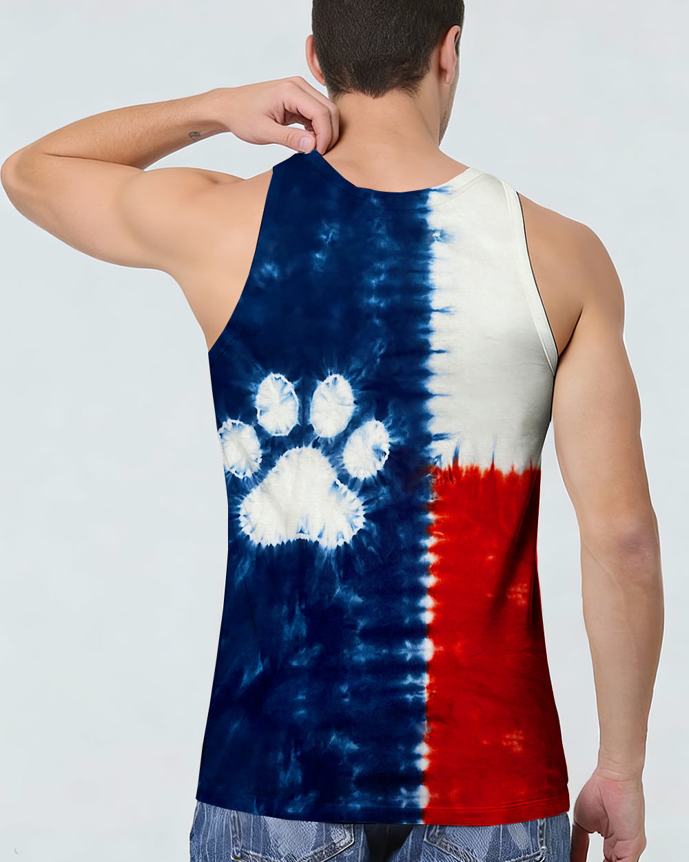 PAW PRINT TEXAS PATTERN ALL OVER PRINT   - TLTW1206263