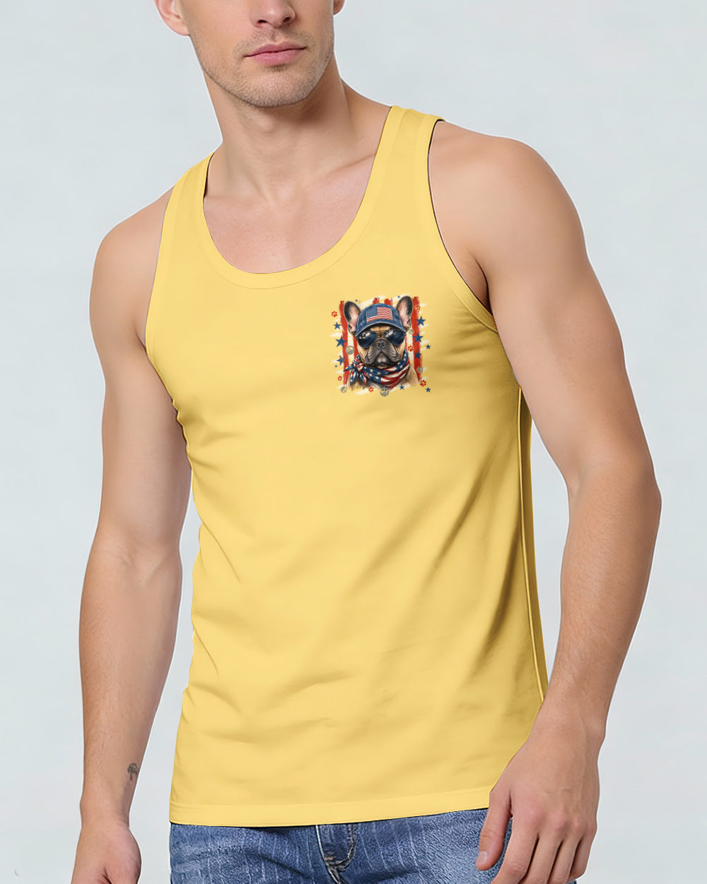 OLD HIPPIES FRENCH BULLDOG ALL OVER PRINT - TYPQ2705263