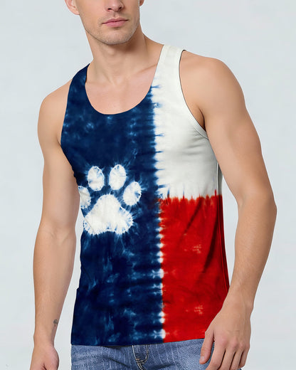 PAW PRINT TEXAS PATTERN ALL OVER PRINT   - TLTW1206263