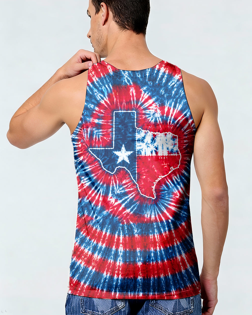 PAW PRINT TEXAS MAP SWIRL ALL OVER PRINT - TLNT1206262