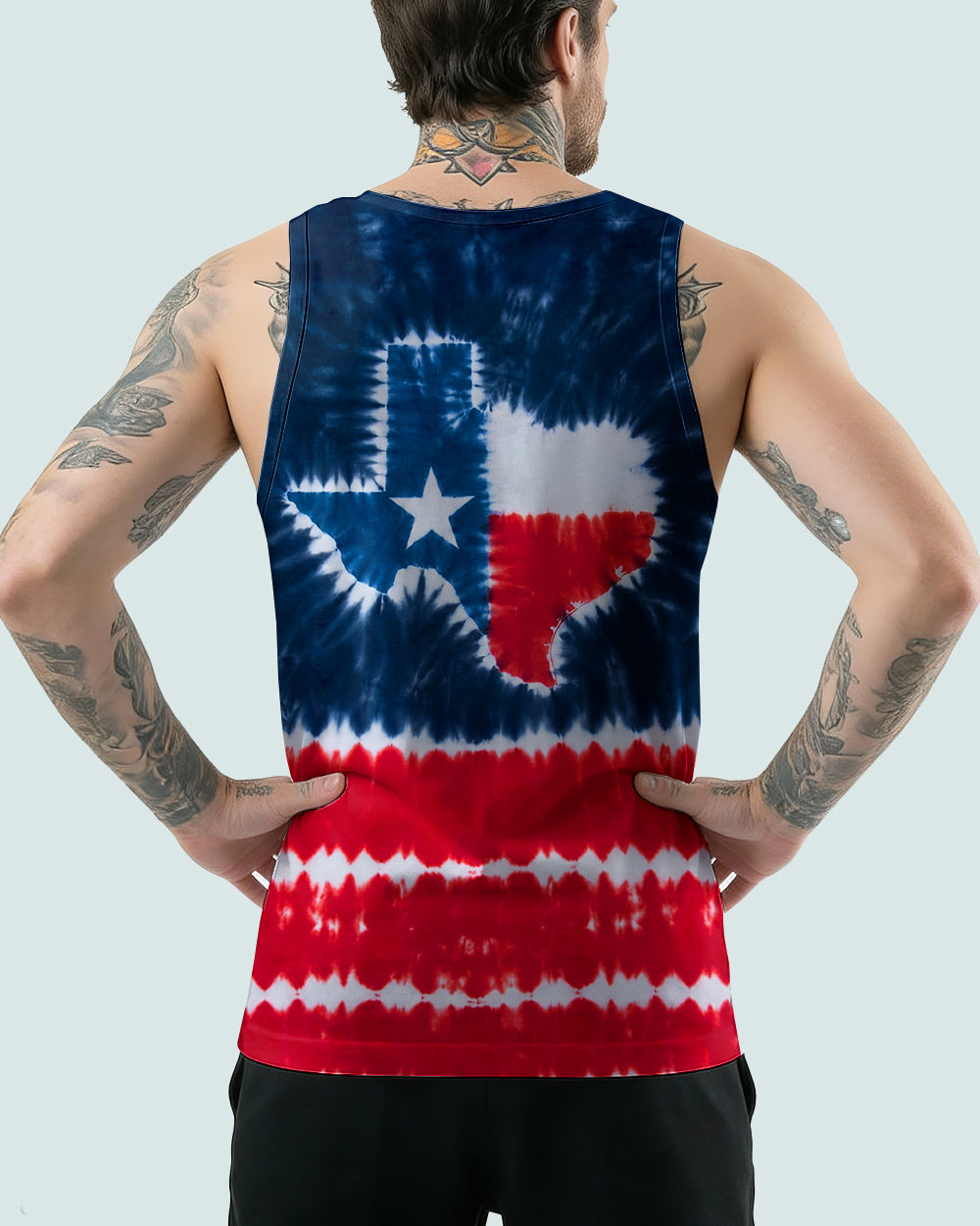PEACE TEXAS MAP BURST ALL OVER PRINT   - TLTW1206261