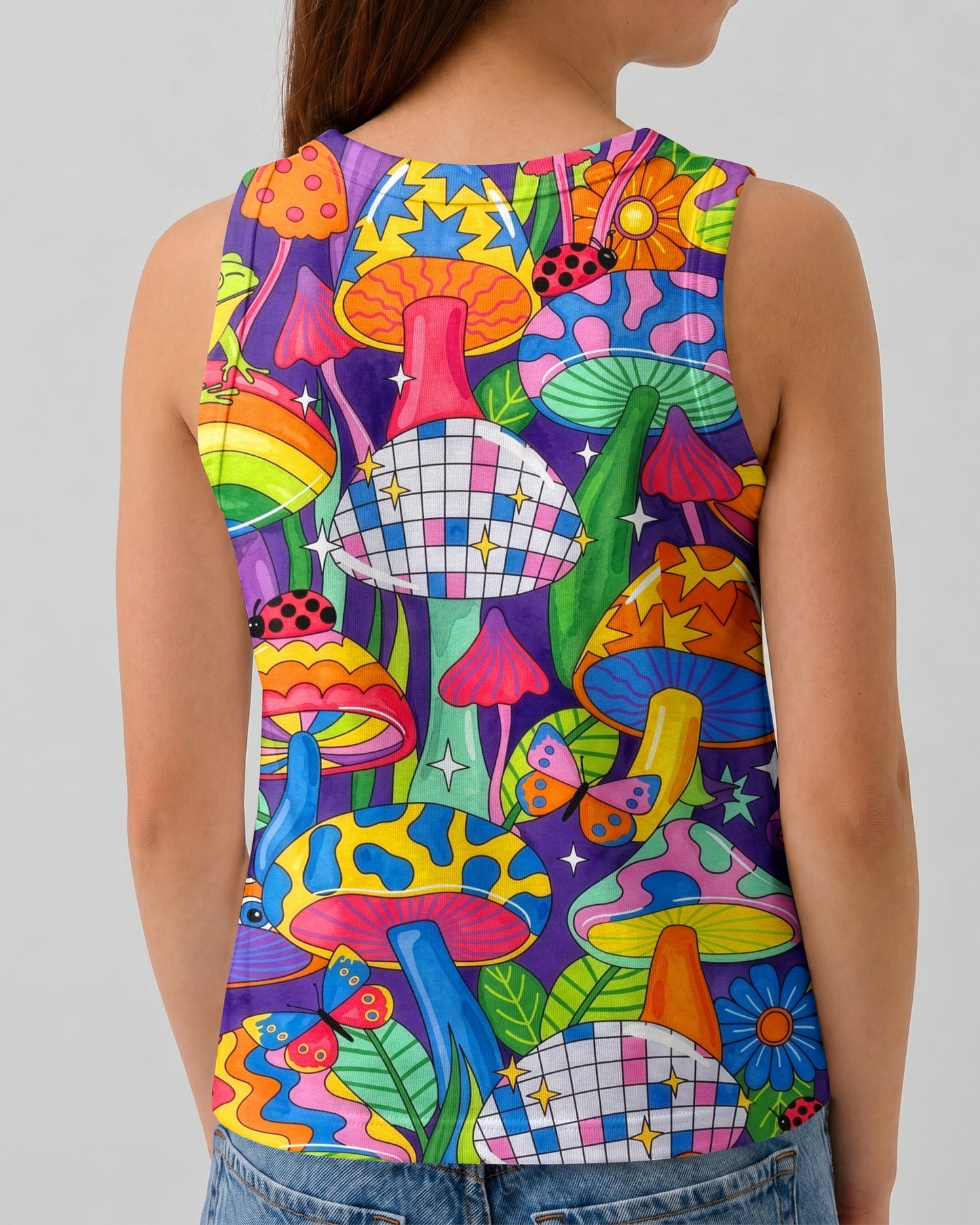 GROOVY MUSHROOM DISCO PARTY ALL OVER PRINT - RITD0906262